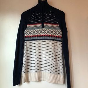 LL Bean Wool Ski Pullover